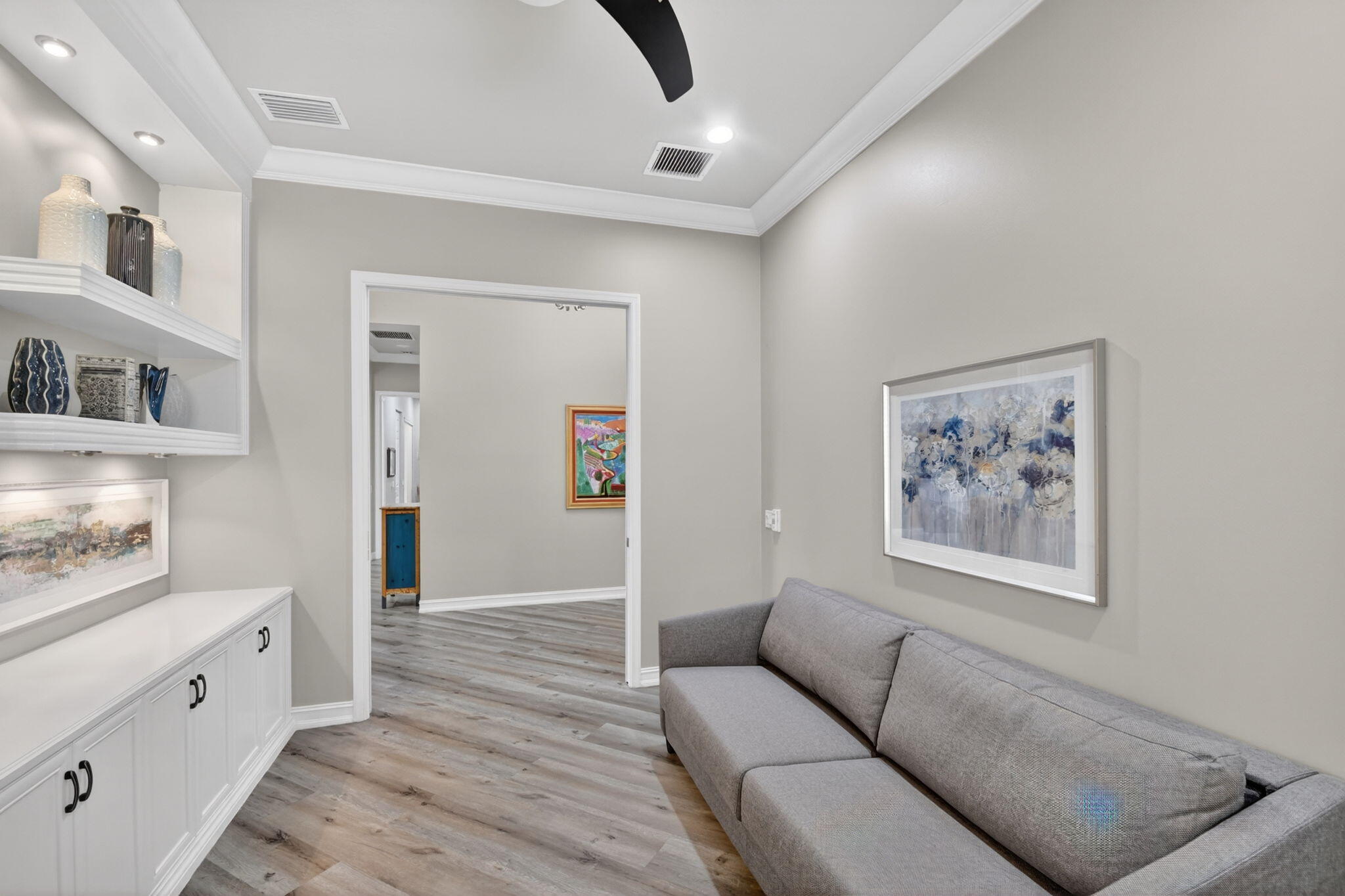 9119 Ribbons Ridge Point Boynton Beach, FL 33473 - Photo 12 of 91 a living room with furniture and wooden floor