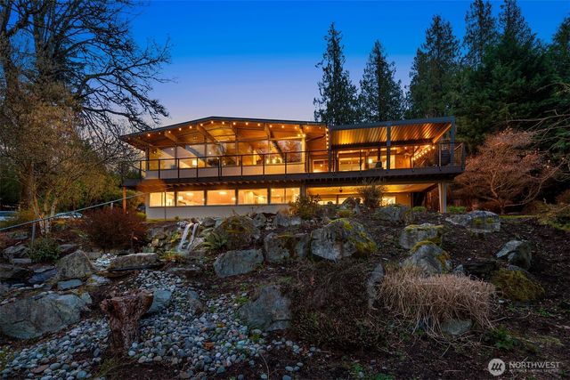 a view of swimming pool with a yard