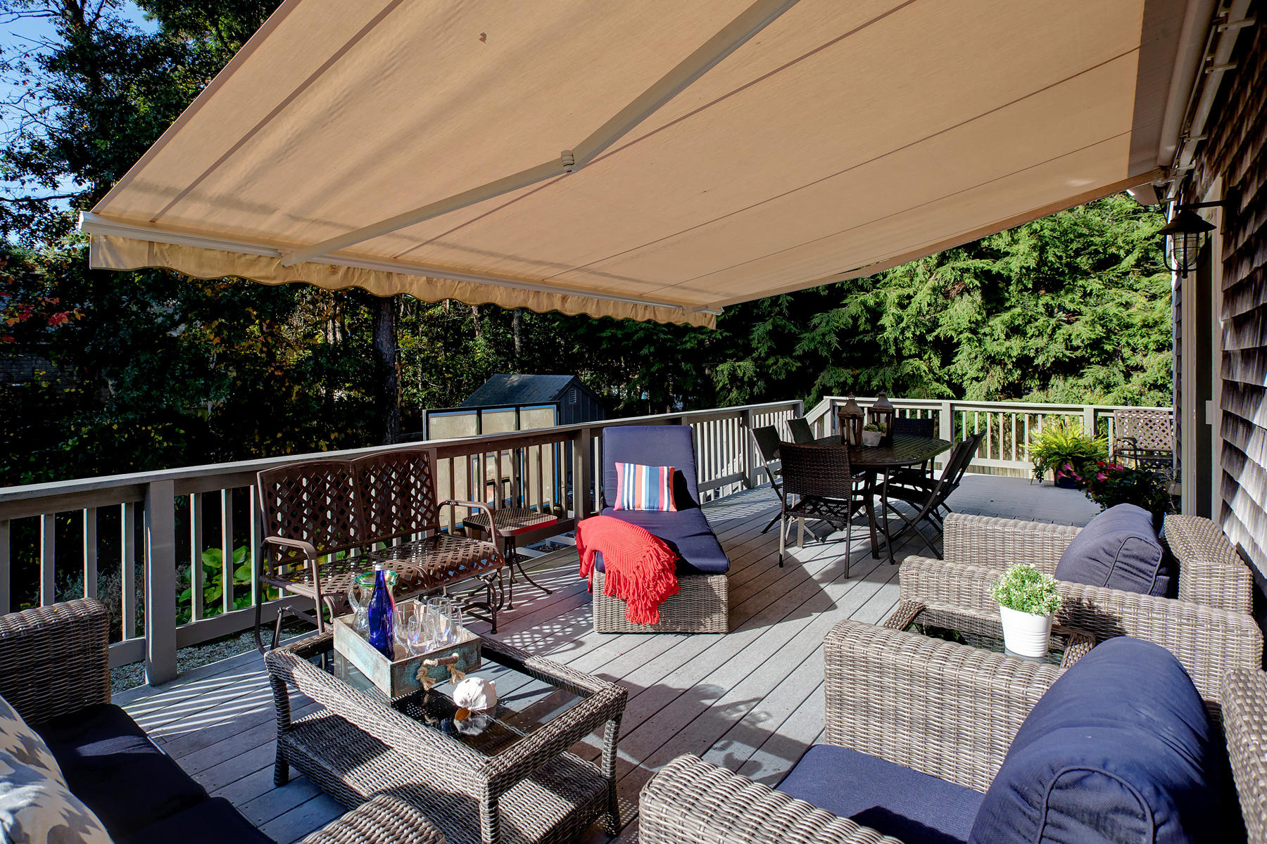 132 Harbor Hills Road Centerville, MA 02632 - Photo 28 of 31 a view of a patio on the roof deck
