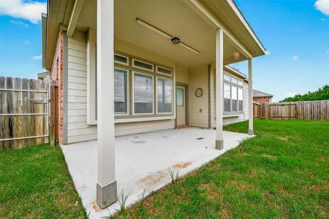 a view of an outdoor space and a yard