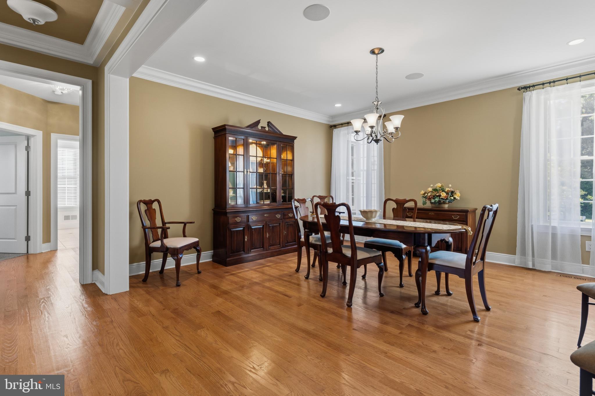 1031 Coates Road Jenkintown, PA 19046 - Photo 31 of 66 a view of a dining room with furniture window and wooden floor
