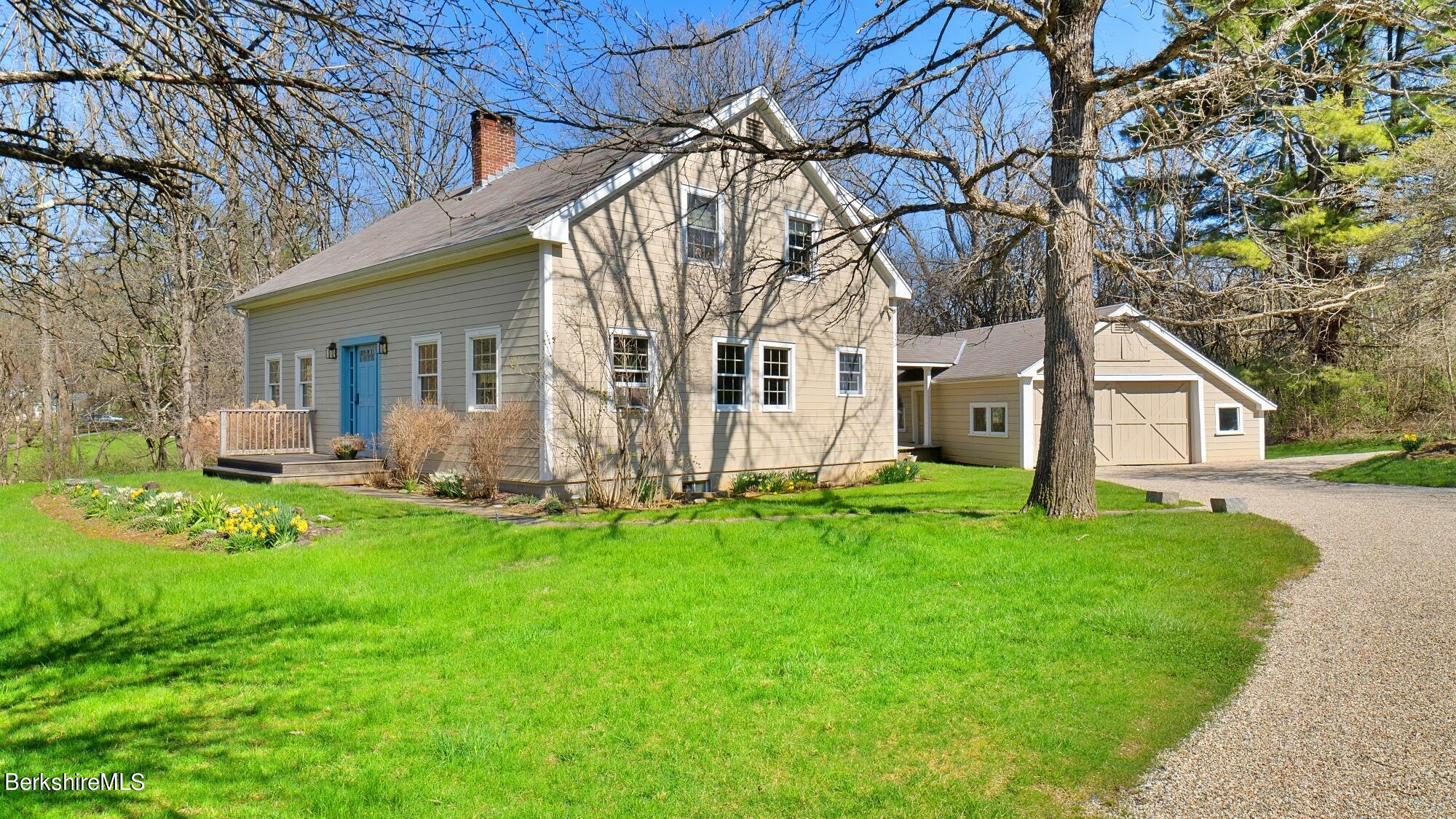 2 Hill Road Stockbridge, MA 01266 - Photo 23 of 24 a view of a house with backyard