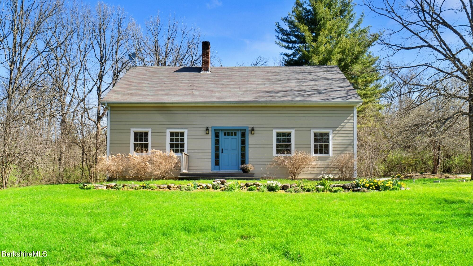 2 Hill Road Stockbridge, MA 01266 - Photo 24 of 24 a front view of house with yard and outdoor seating