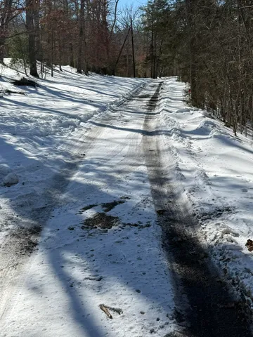 a view of a backyard of a house