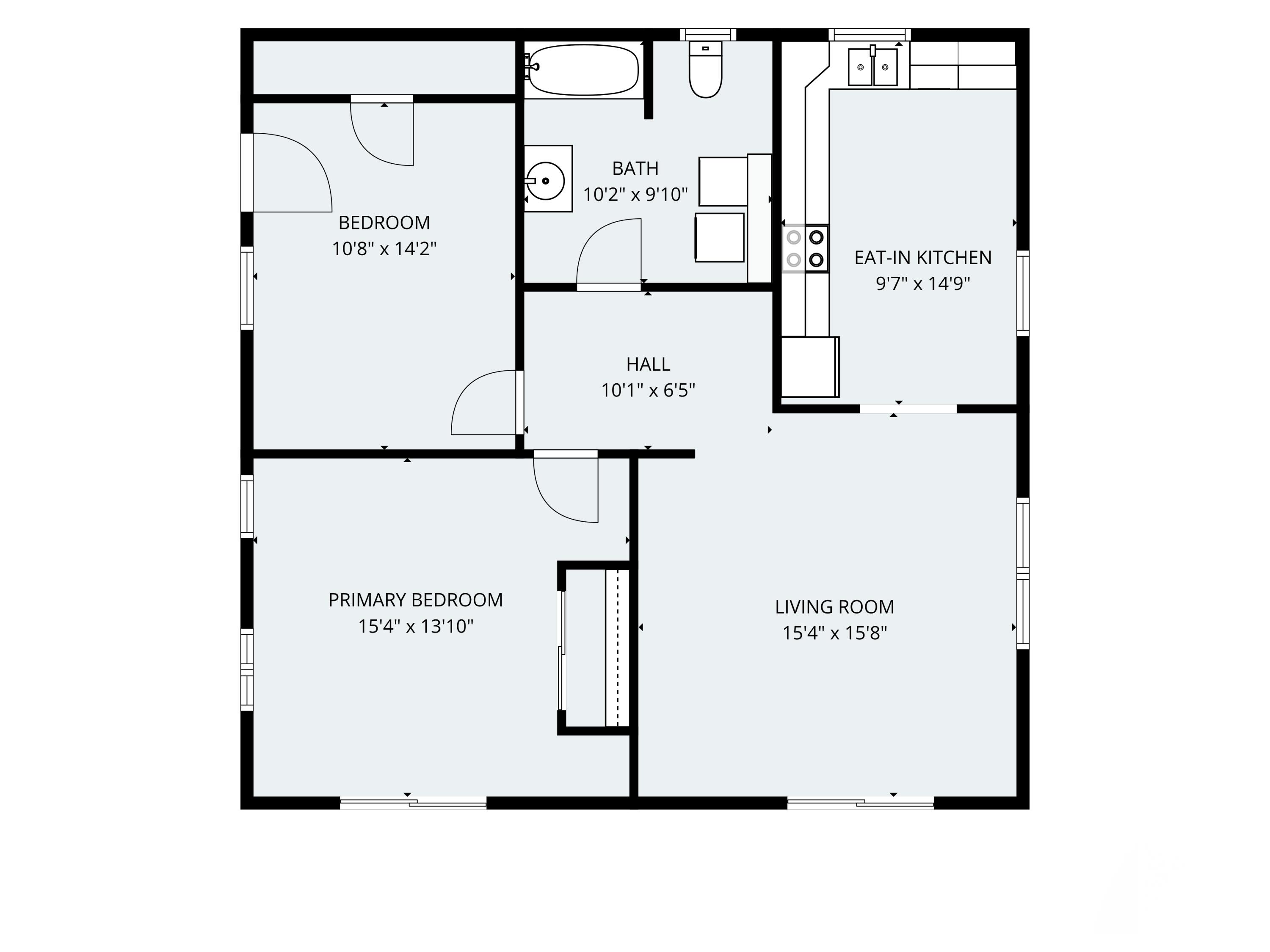 22 Spring Street Gardiner, ME 04345 - Photo 60 of 60 Unit 2 (Upstairs) Floorplan