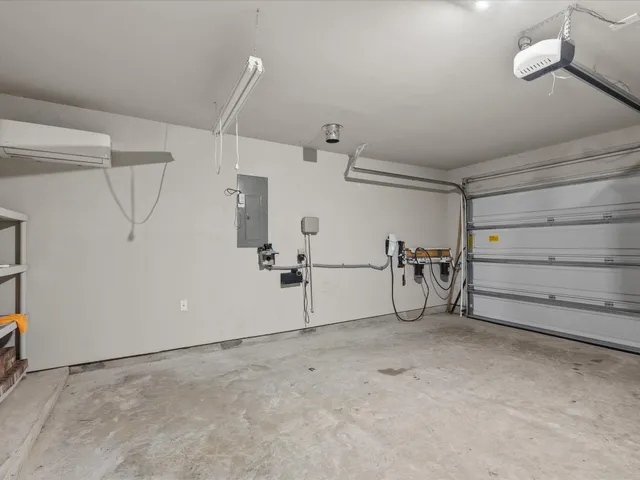 a view of a room with an empty space