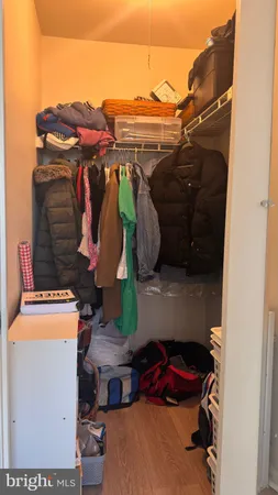 a view of walk in closet