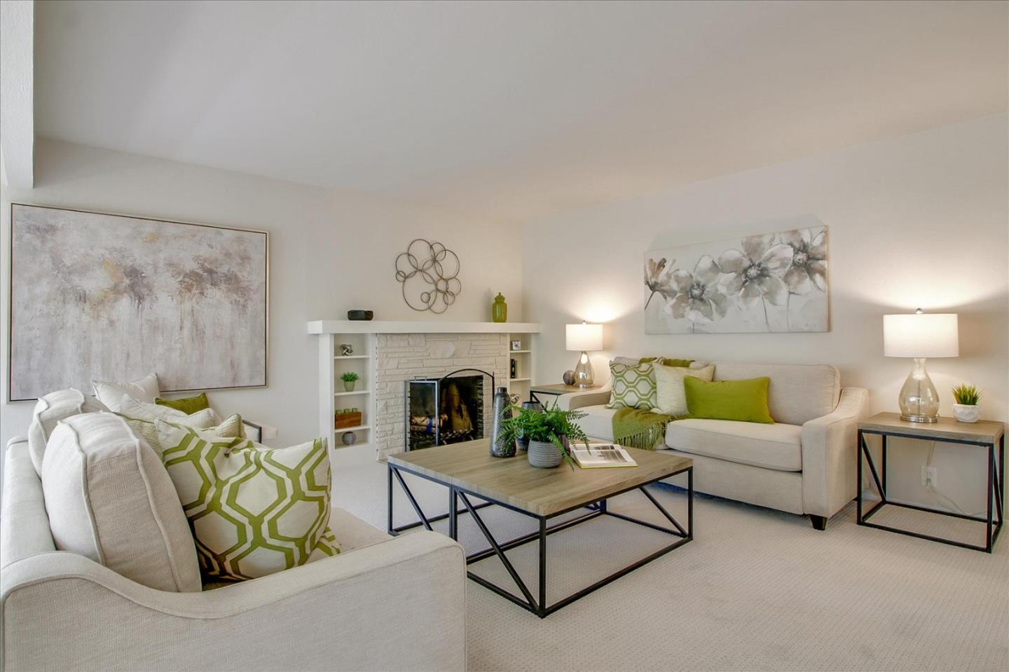 2891 Benjamin Avenue San Jose, CA 95124 - Photo 6 of 31 a living room with furniture and a fireplace