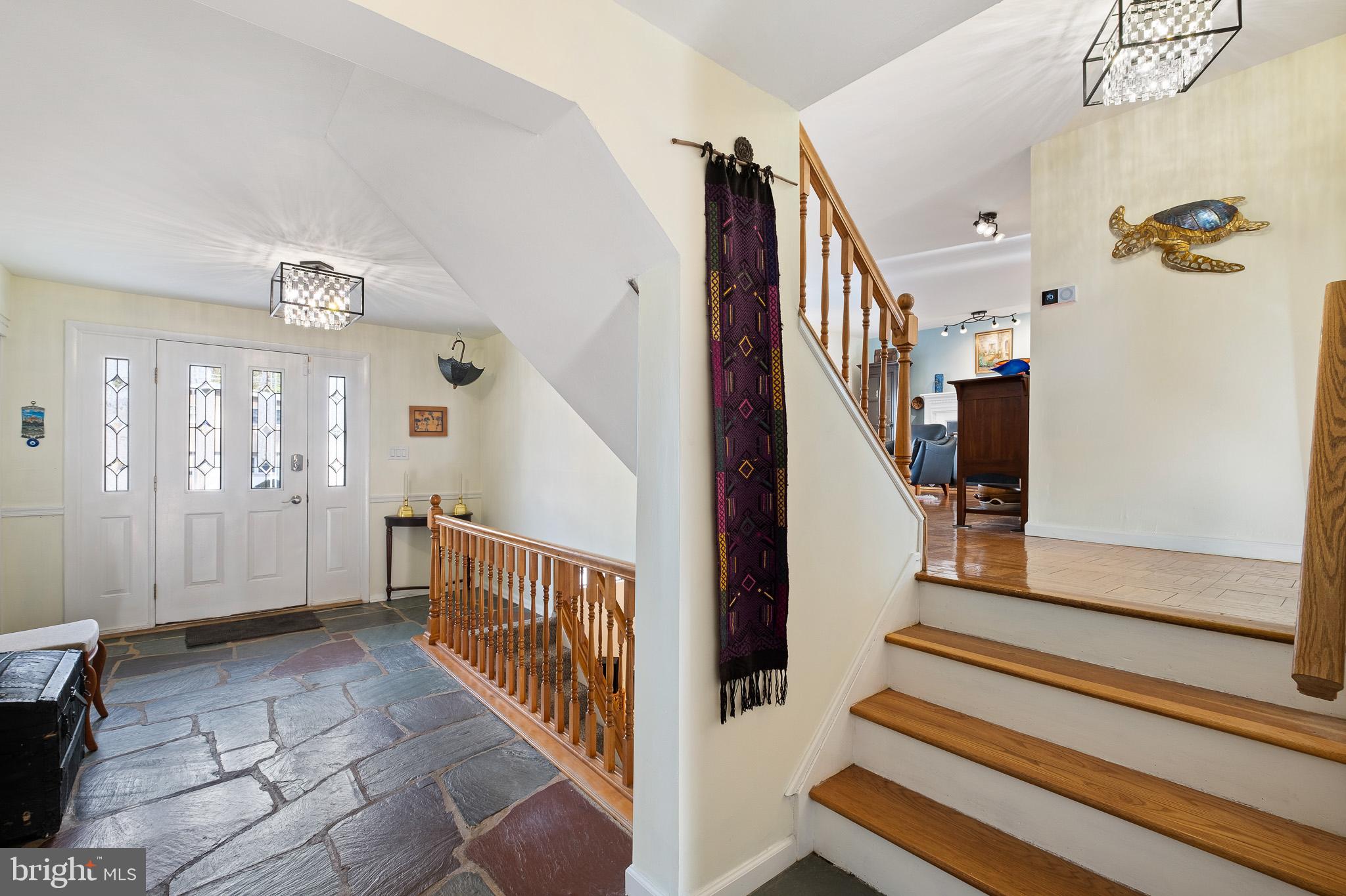 Slate entranceway