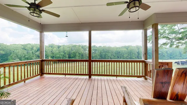 a view of a park with slide