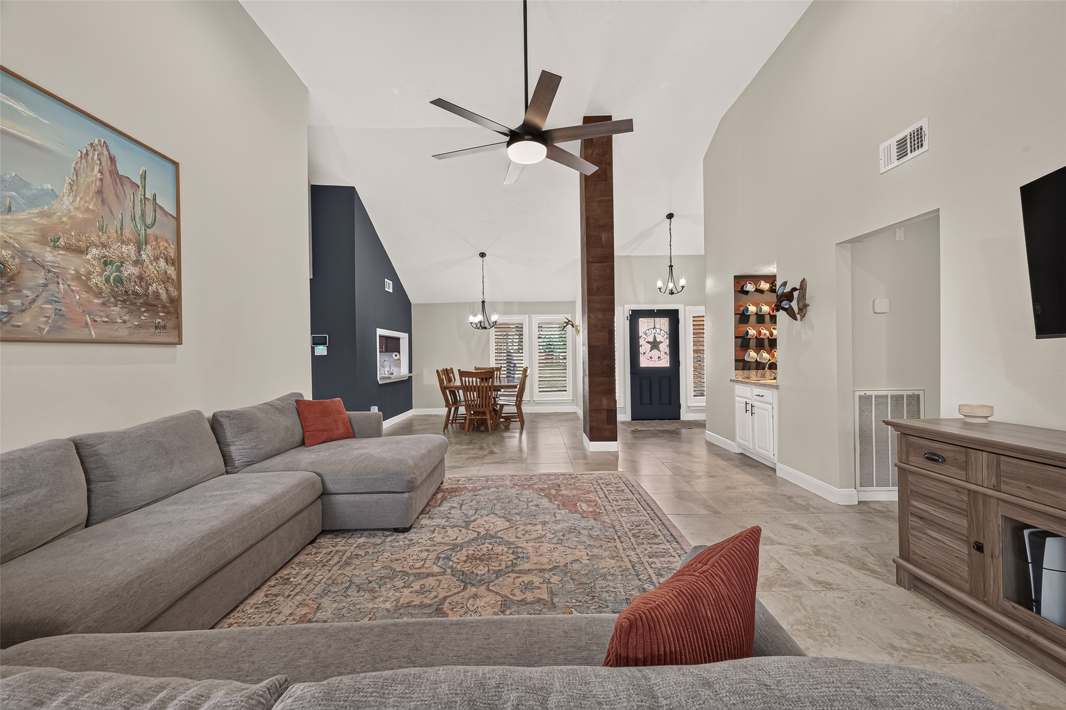 22939 Indian Ridge Drive Katy, TX 77450 - Photo 5 of 35 Large living room is open to the formal dining room