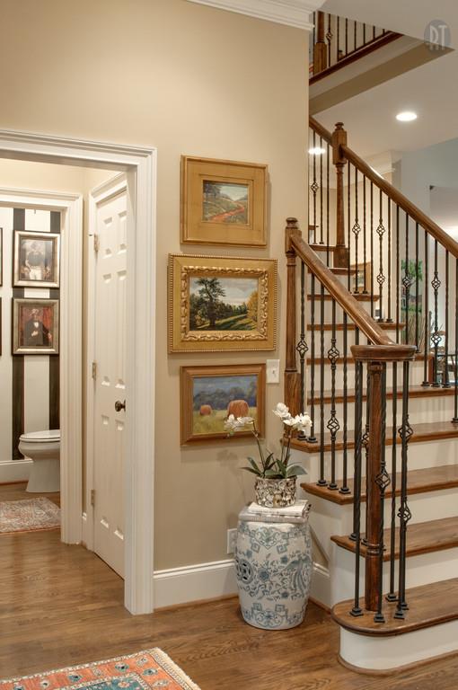 406 Page Road Nashville, TN 37205 - Photo 9 of 22 a view of entryway and hall with wooden floor