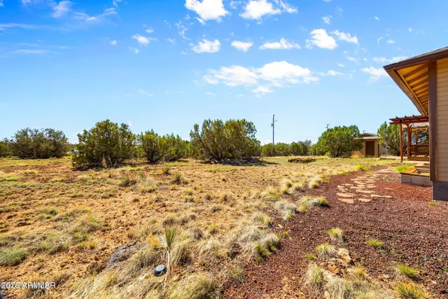 a view of outdoor space with garden