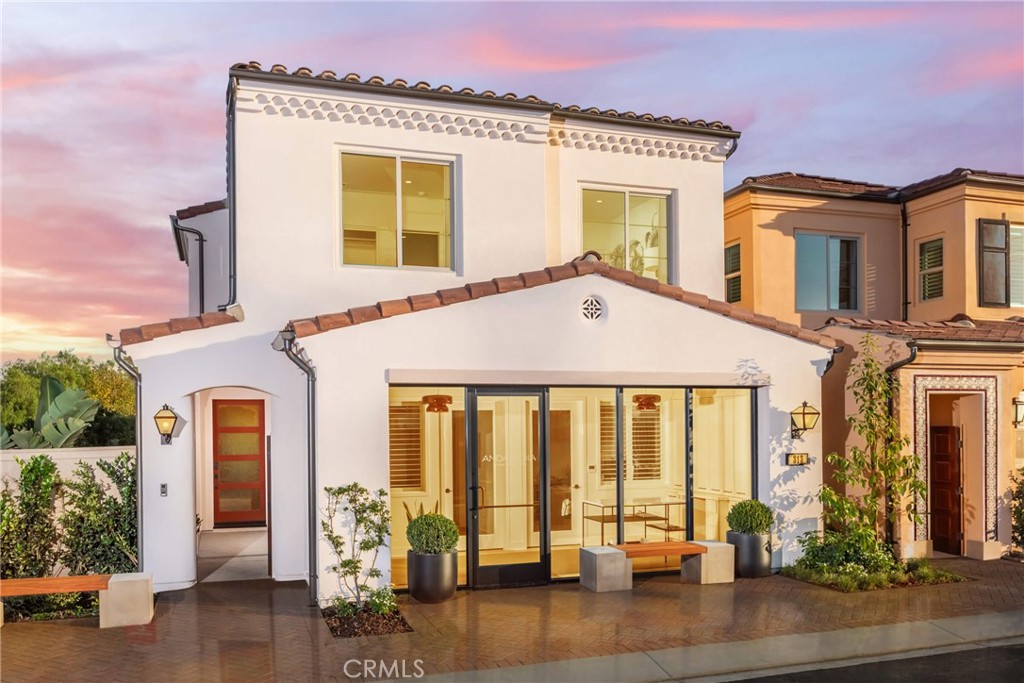 265 Raffini Irvine, CA 92618 - Photo 1 of 7 Plan 2 Model Home Exterior & Sales Office entrance