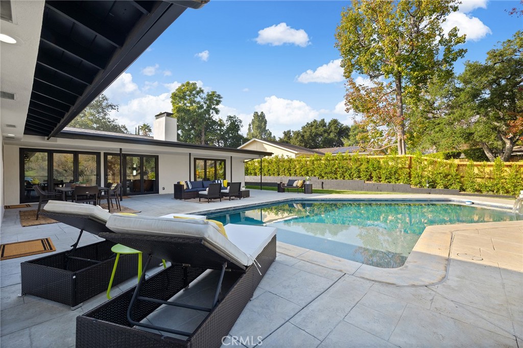 1848 North Altadena Drive Pasadena, CA 91107 - Photo 26 of 45 a view of house with swimming pool and outdoor seating