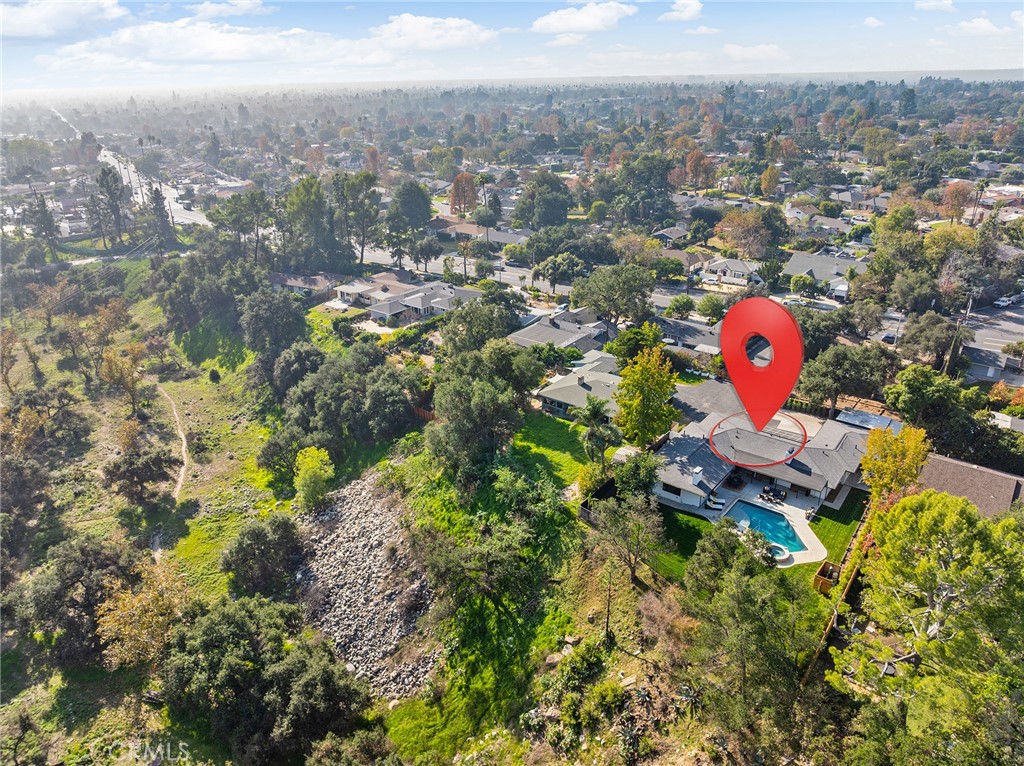 1848 North Altadena Drive Pasadena, CA 91107 - Photo 38 of 45 an aerial view of a house with a yard and lake view