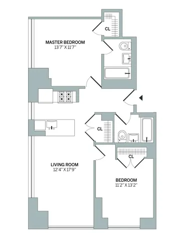 $1,425,000 | 350 West 42nd Street, Unit 18L | Hell's Kitchen
