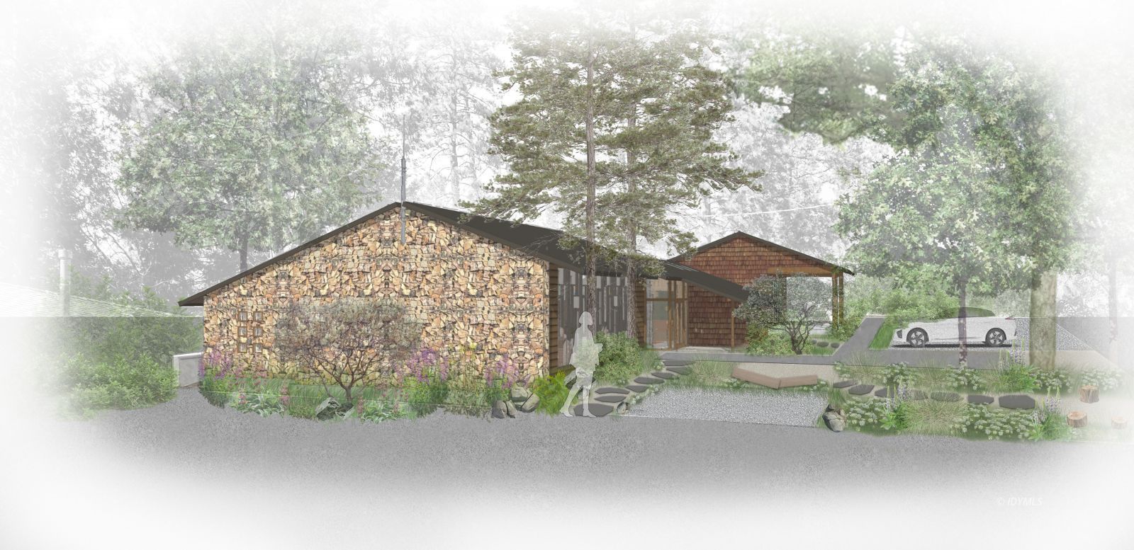 25970 Cedar Street Idyllwild, CA 92549 - Photo 16 of 28 a front view of a house with garden