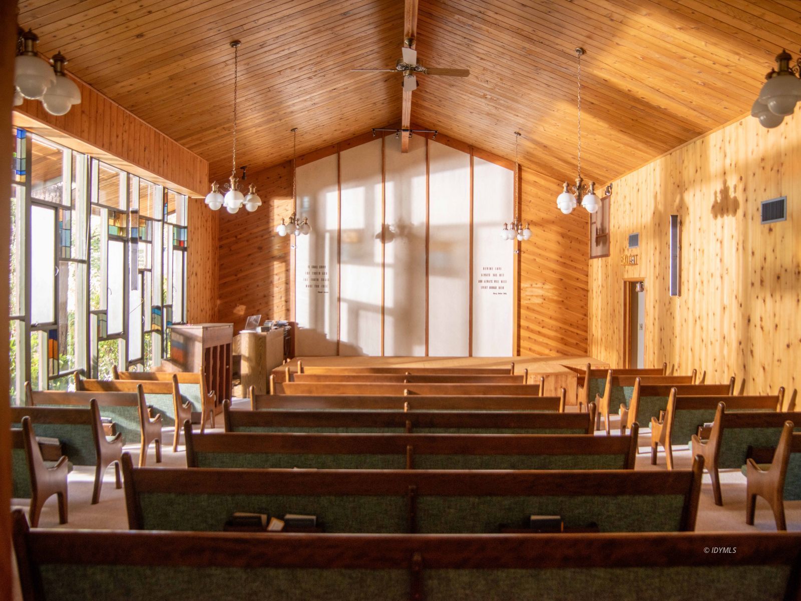 25970 Cedar Street Idyllwild, CA 92549 - Photo 2 of 28 a living room with large windows