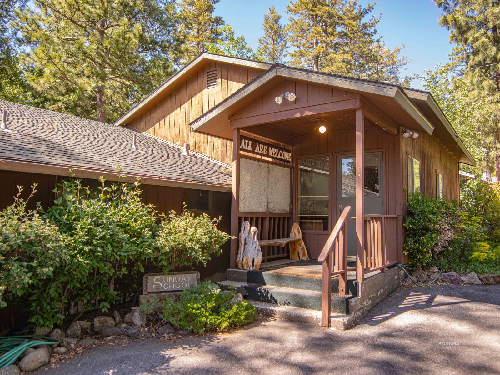25970 Cedar Street Idyllwild, CA 92549 - Photo 24 of 28 a front view of a house with plants