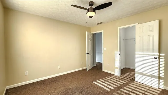 a aerial view of a house with a yard