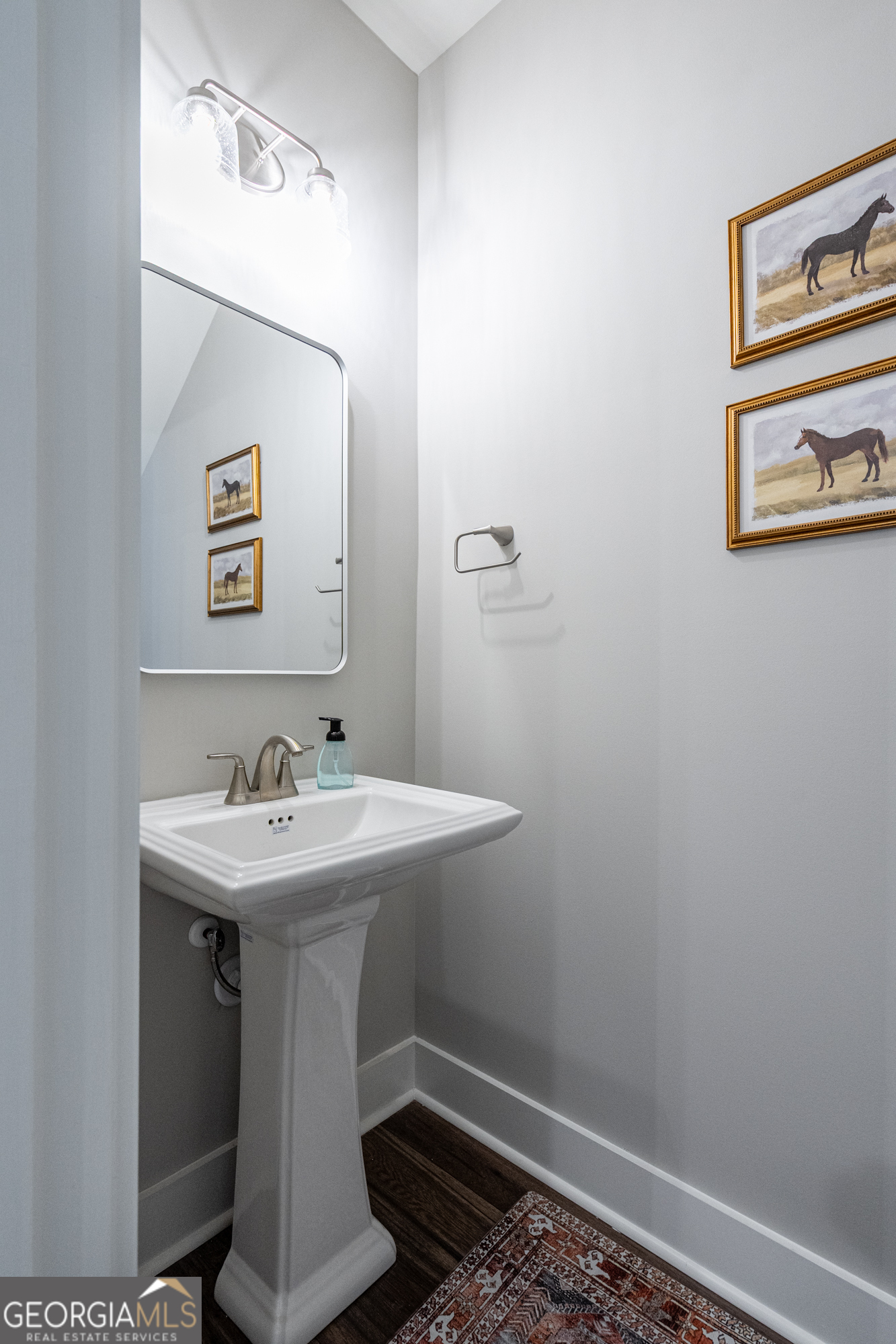 143 Old Alabama Road Southeast Emerson, GA 30137 - Photo 15 of 48 a bathroom with a sink and a mirror