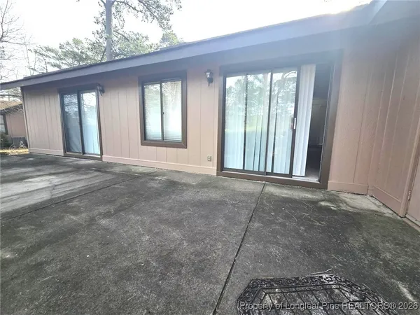 a view of a house with a outdoor space