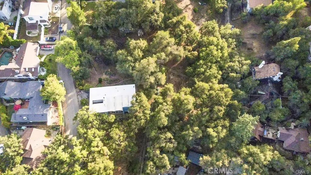0 Elzevir Road Woodland Hills, CA 91364 - Photo 16 of 28 an aerial view of residential house with outdoor space and trees all around