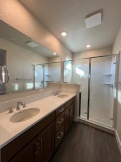 11501 Lagarto Way Rancho Cordova, CA 95742 - Photo 9 of 10 a bathroom with a double vanity sink and a mirror