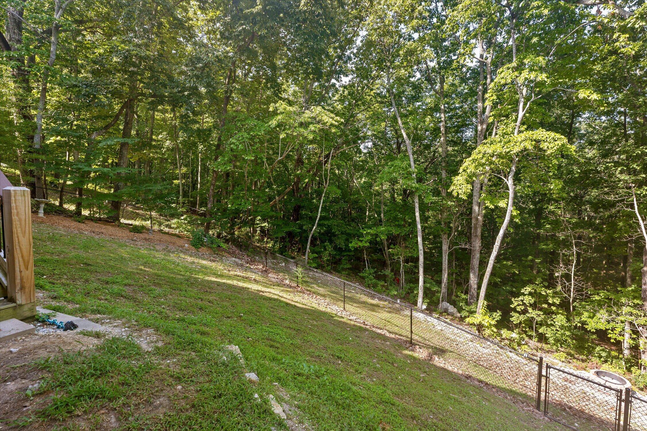 6362 Chandler Hill Road Ooltewah, TN 37363 - Photo 29 of 34 Back yard surrounded by woods