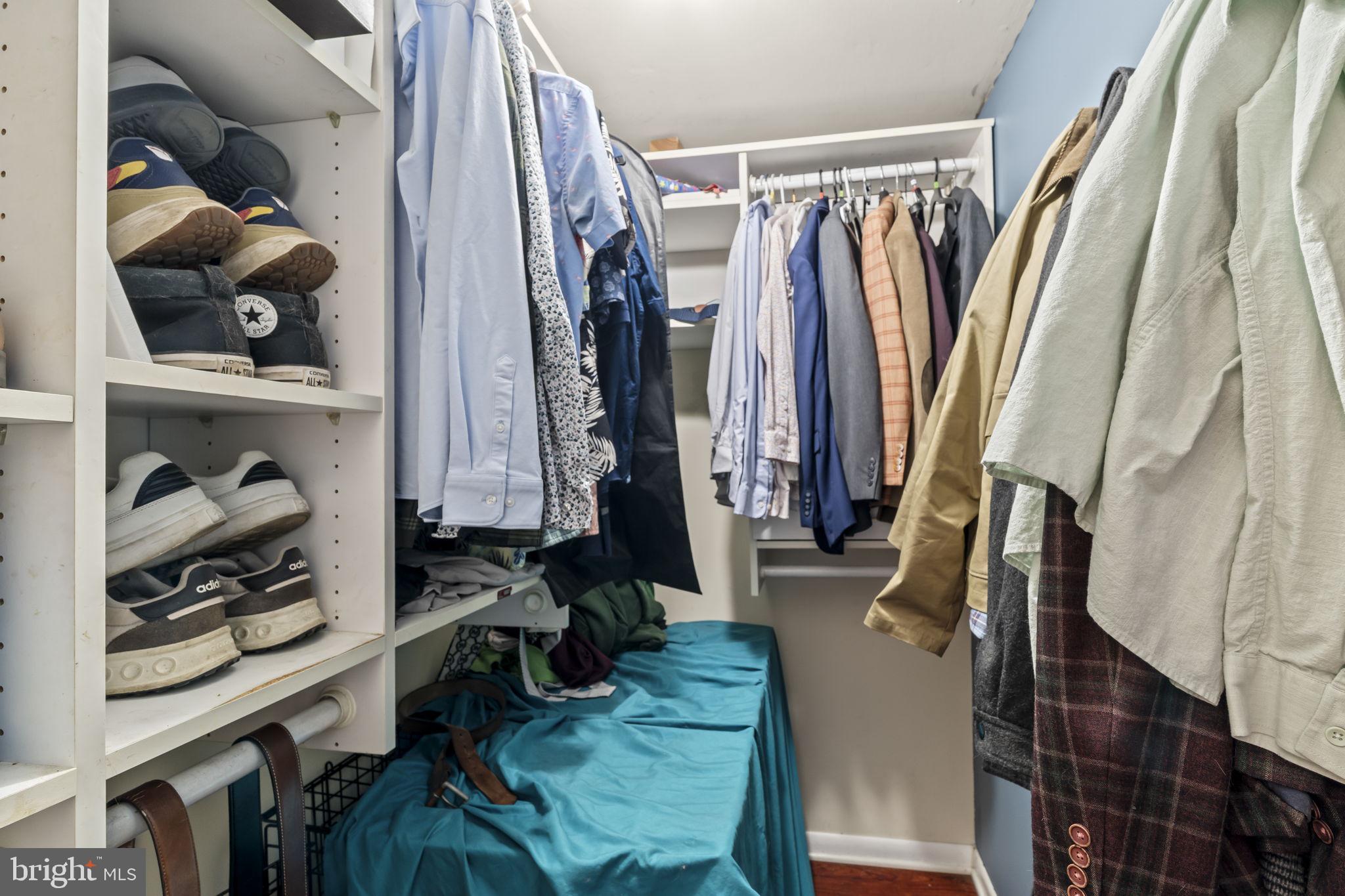 4 Margy Lane Marlton, NJ 08053 - Photo 37 of 46 a view of walk in closet with clothes and shoes