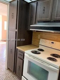 a stove top oven sitting inside of a kitchen
