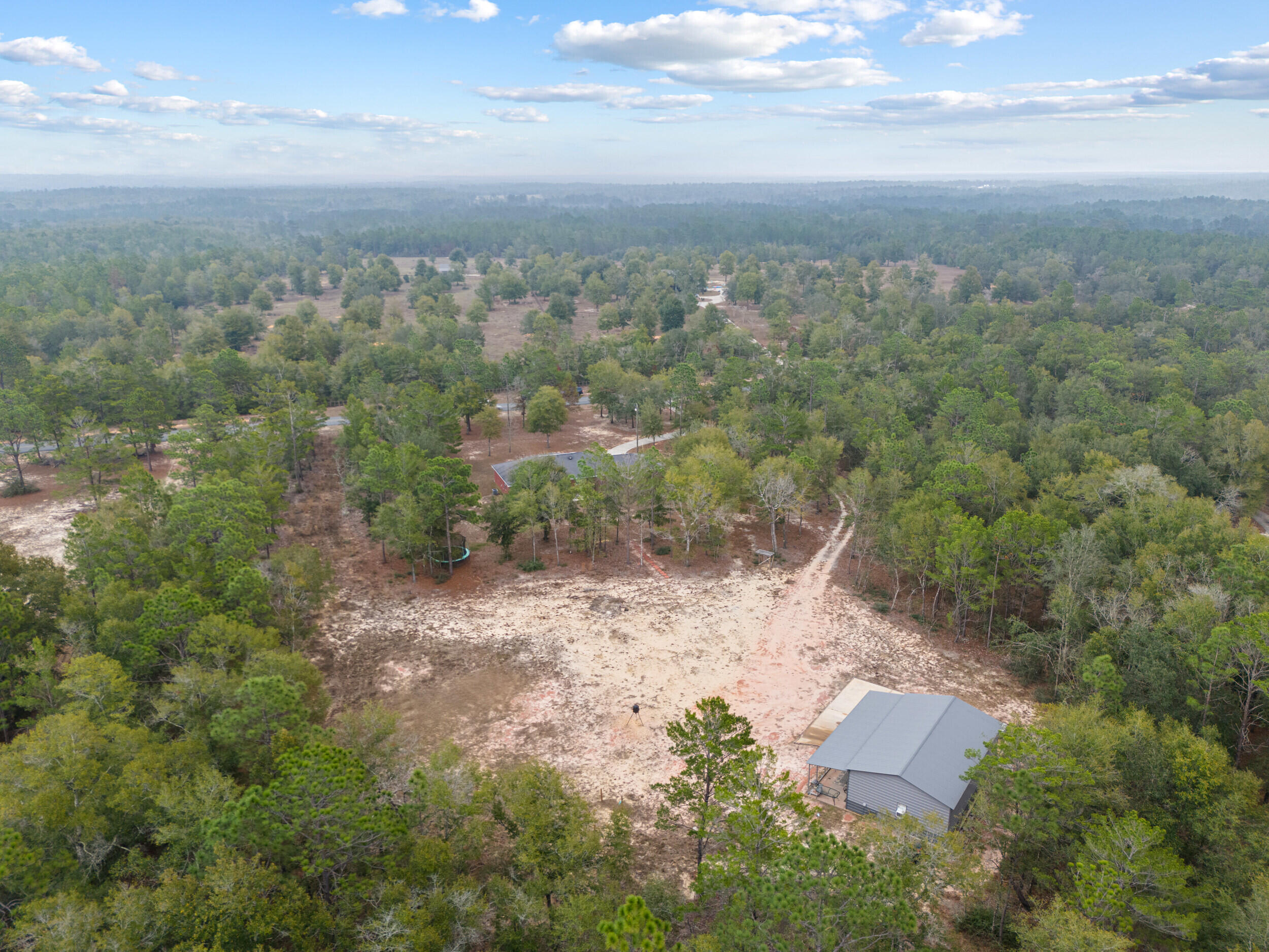 5570 Mt Olive Road Crestview, FL 32539 - Photo 50 of 57 an aerial view of residential house with outdoor space