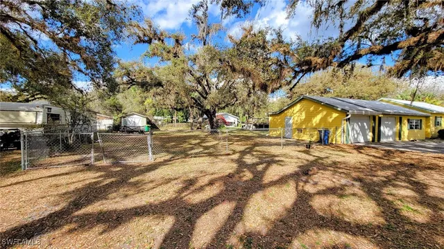 a view of outdoor space with seating area