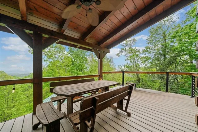 a view of a outdoor seating