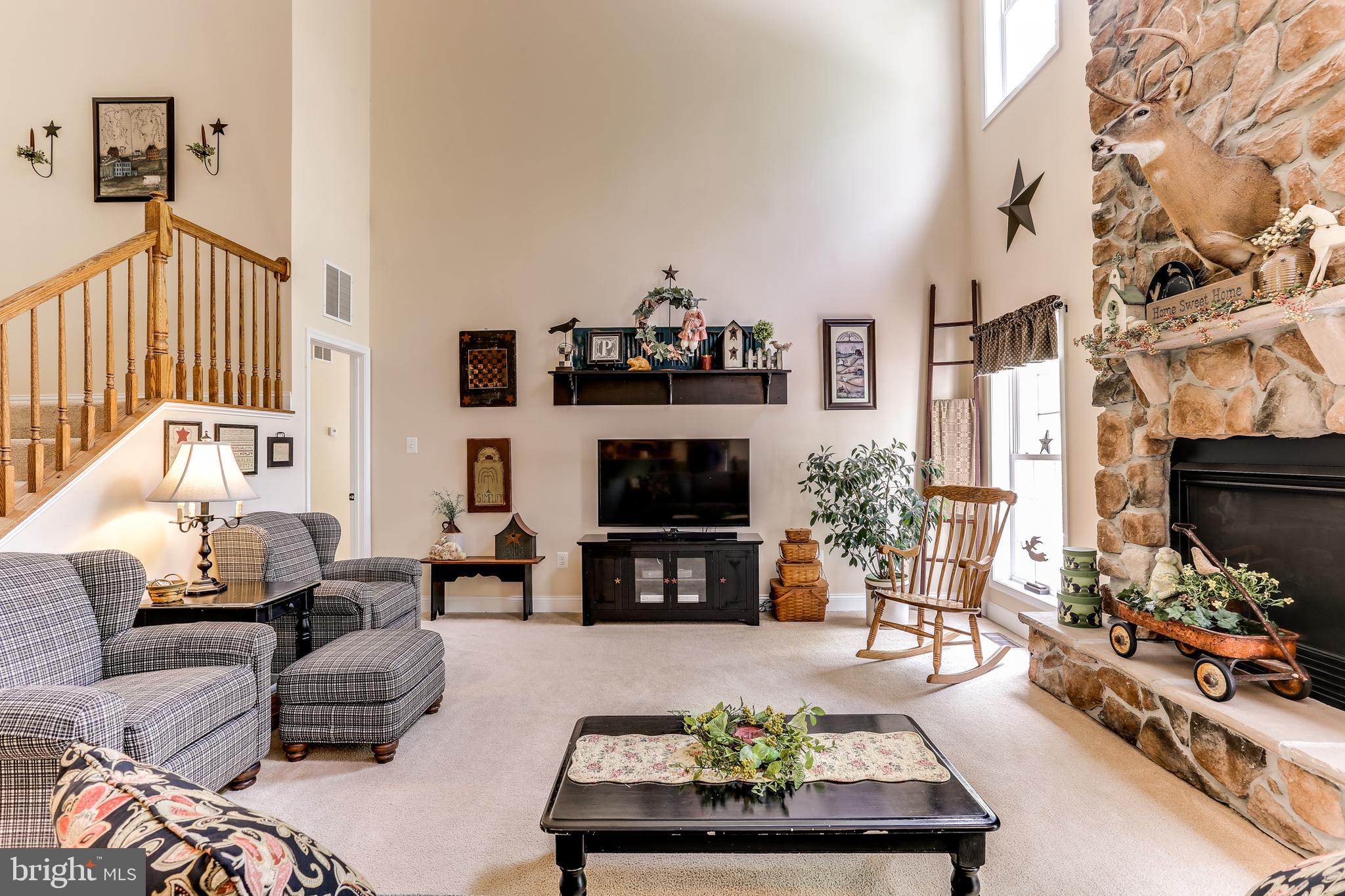 2567 Ebbvale Road Manchester, MD 21102 - Photo 16 of 50 2-Story Family Room w/ Stone Surround Gas FP