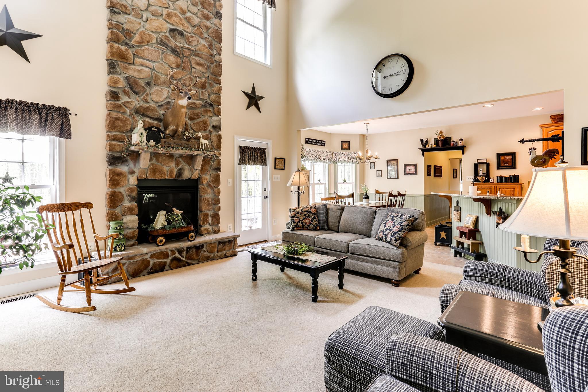 2567 Ebbvale Road Manchester, MD 21102 - Photo 19 of 50 2-Story Family Room w/ Stone Surround Gas FP