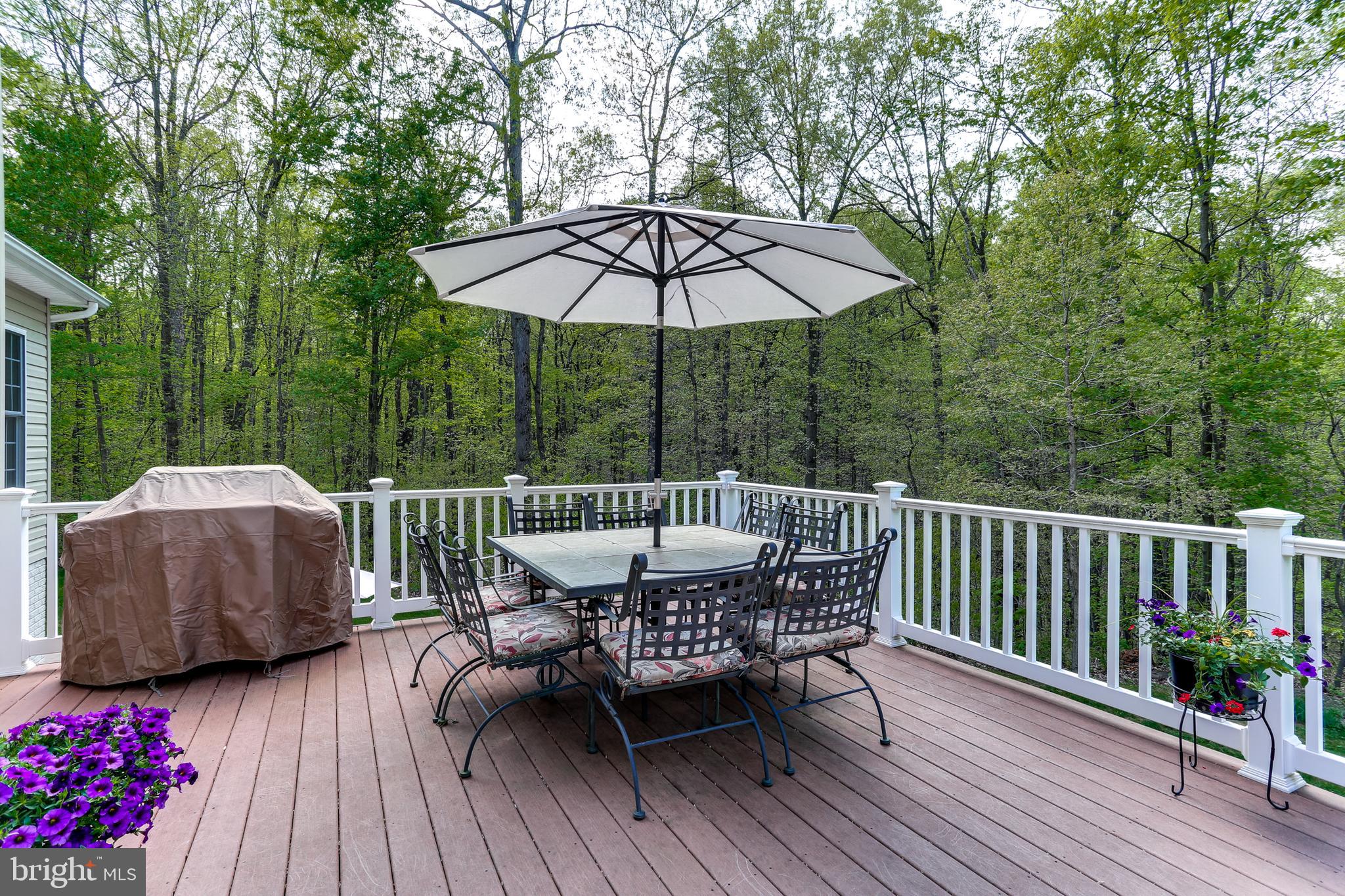2567 Ebbvale Road Manchester, MD 21102 - Photo 42 of 50 Large Rear Deck Overlooking Outdoor Oasis