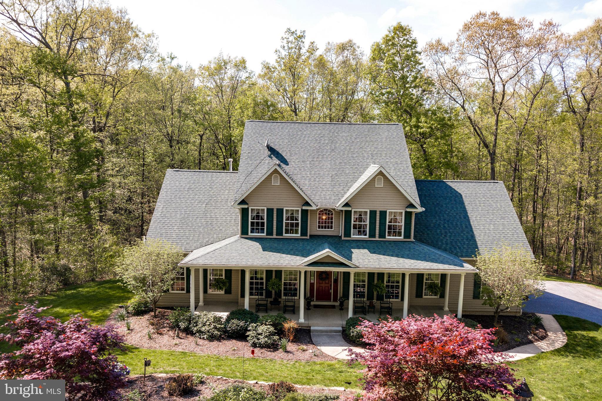 2567 Ebbvale Road Manchester, MD 21102 - Photo 47 of 50 Front Exterior with Extensive Landscaping
