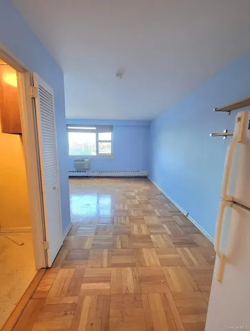 a view of a balcony and front door