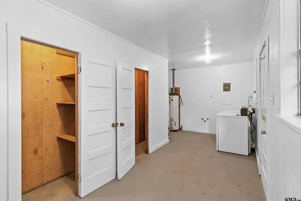 wooden floor and closet