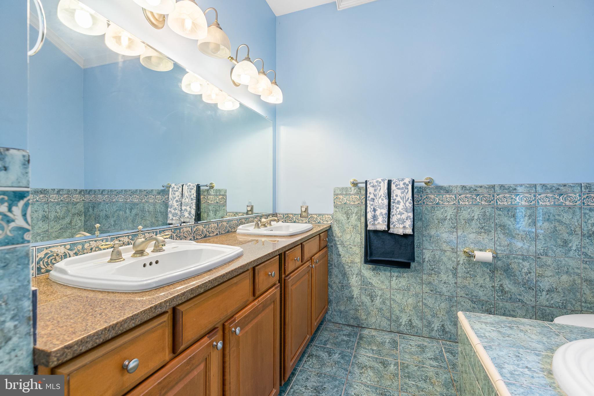 895 Stefaniga Road Stafford, VA 22556 - Photo 25 of 41 a bathroom with a sink a toilet and a mirror
