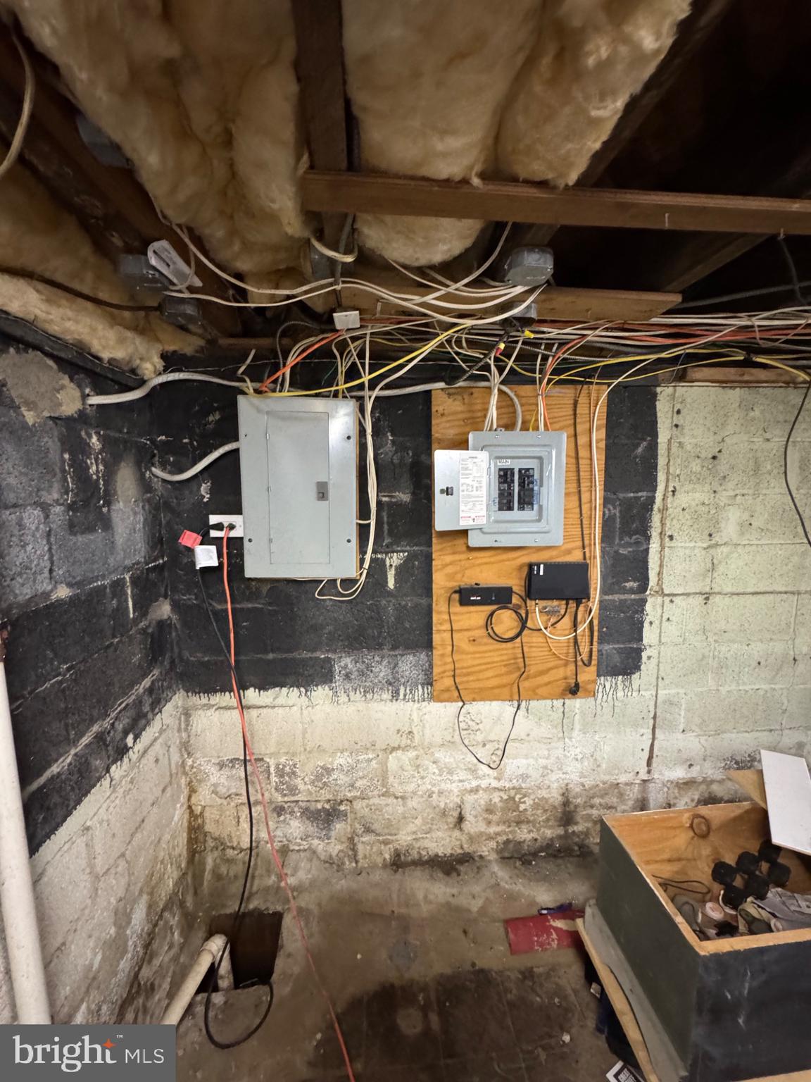 332 Fernwood Avenue Folsom, PA 19033 - Photo 21 of 37 Basement utility area with exposed wiring.
