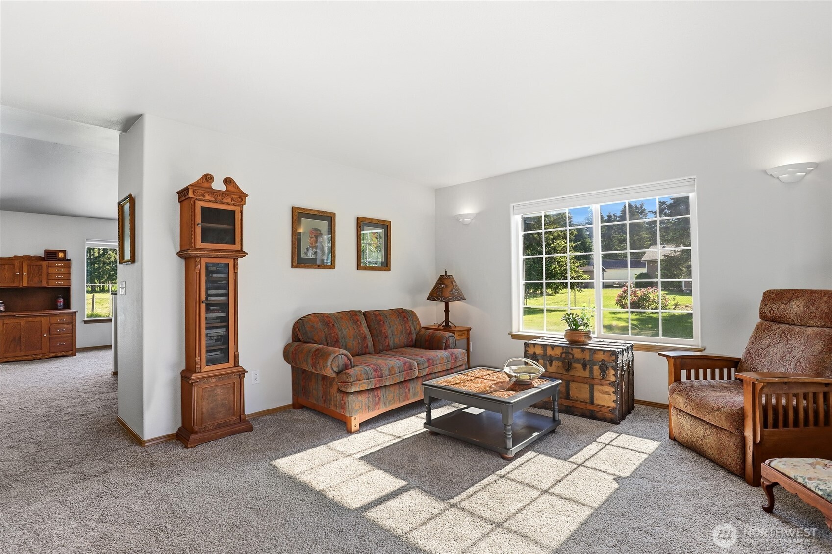 8008 188th Avenue Southwest Rochester, WA 98579 - Photo 5 of 40 a living room with furniture and a window