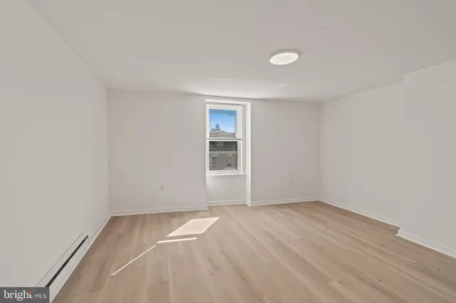 wooden floor in a room