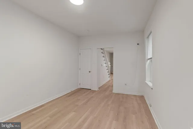 wooden floor in a room