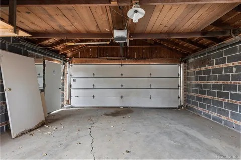 a view of an empty storage area