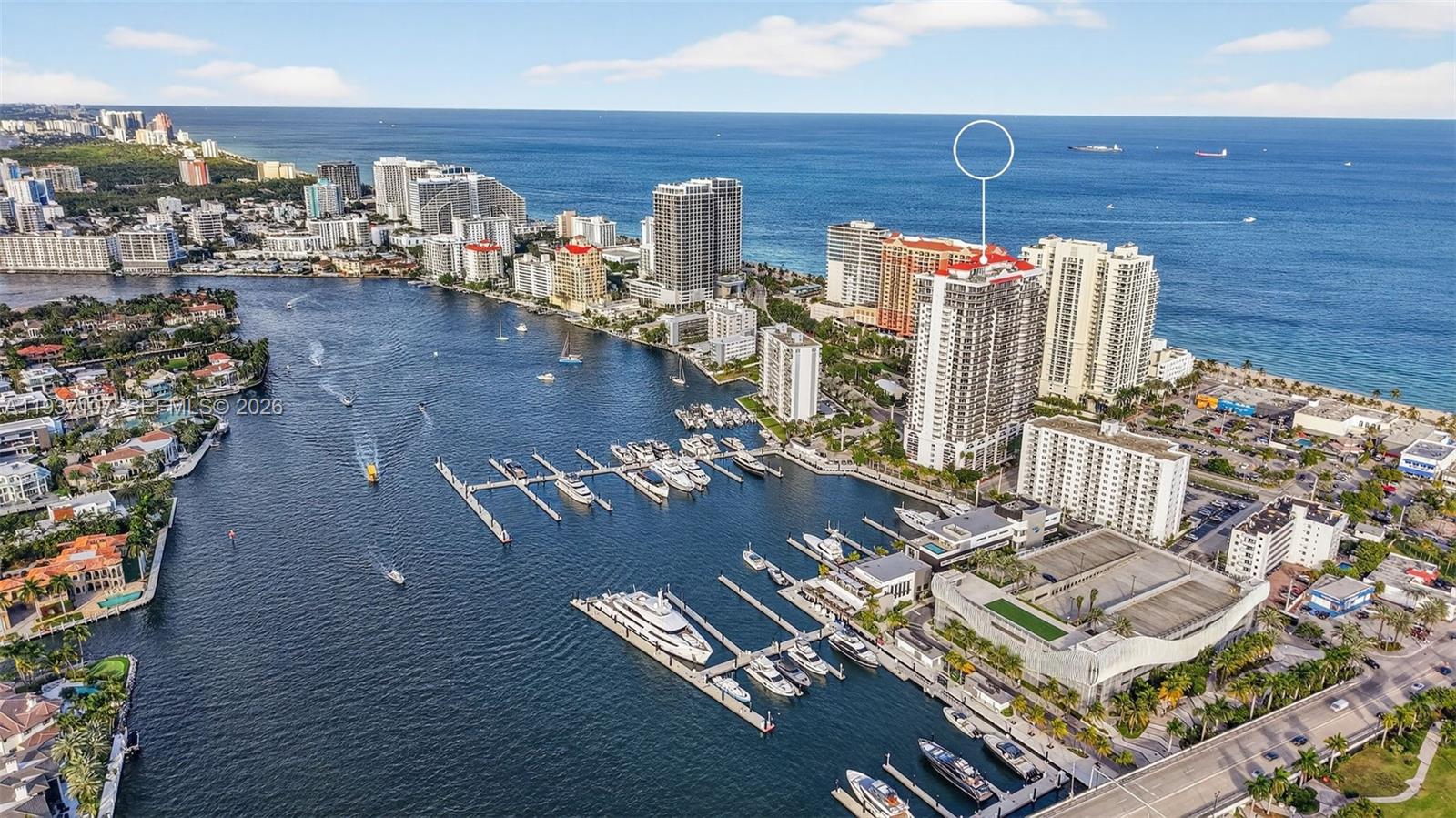100 South Birch Road, Unit 1103F Fort Lauderdale, FL 33316 - Photo 74 of 80 Brand new world-class Las Olas Marina next door, signature fine dining restaurants, boutique retail tenants, state-of-the-art infrastructure improvements, and lush pedestrian-friendly landscape.