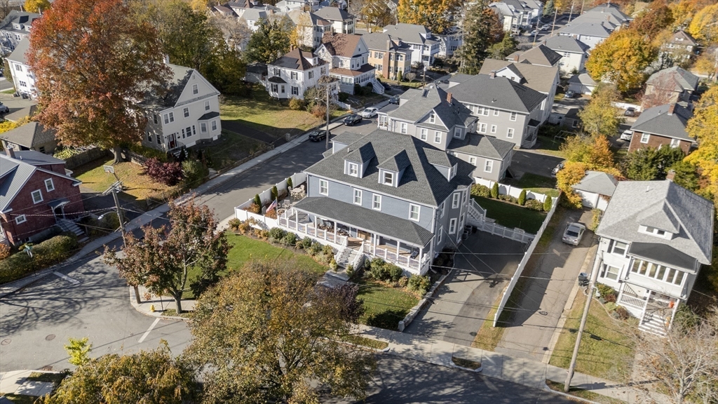 74-76 Butler Road Quincy, MA 02169 - Photo 37 of 41 an aerial view of residential houses with outdoor space