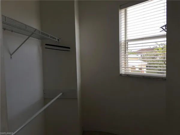 a small space with a window